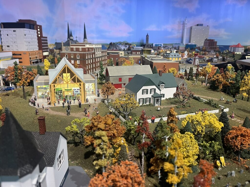 Green Gables Prince Edward Island displayed in Little Canada 