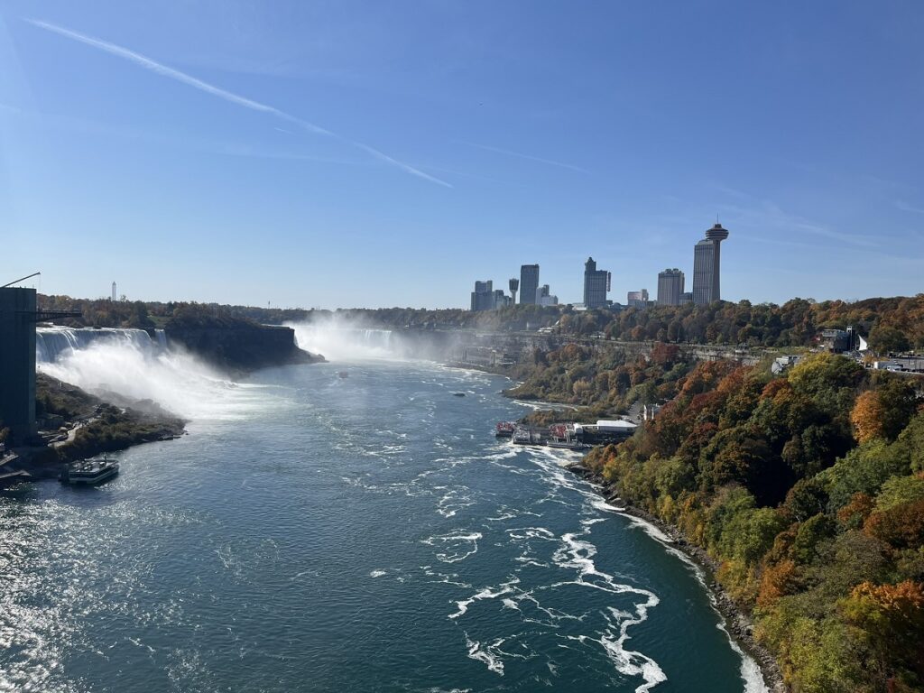 View from the rainbow bridge 