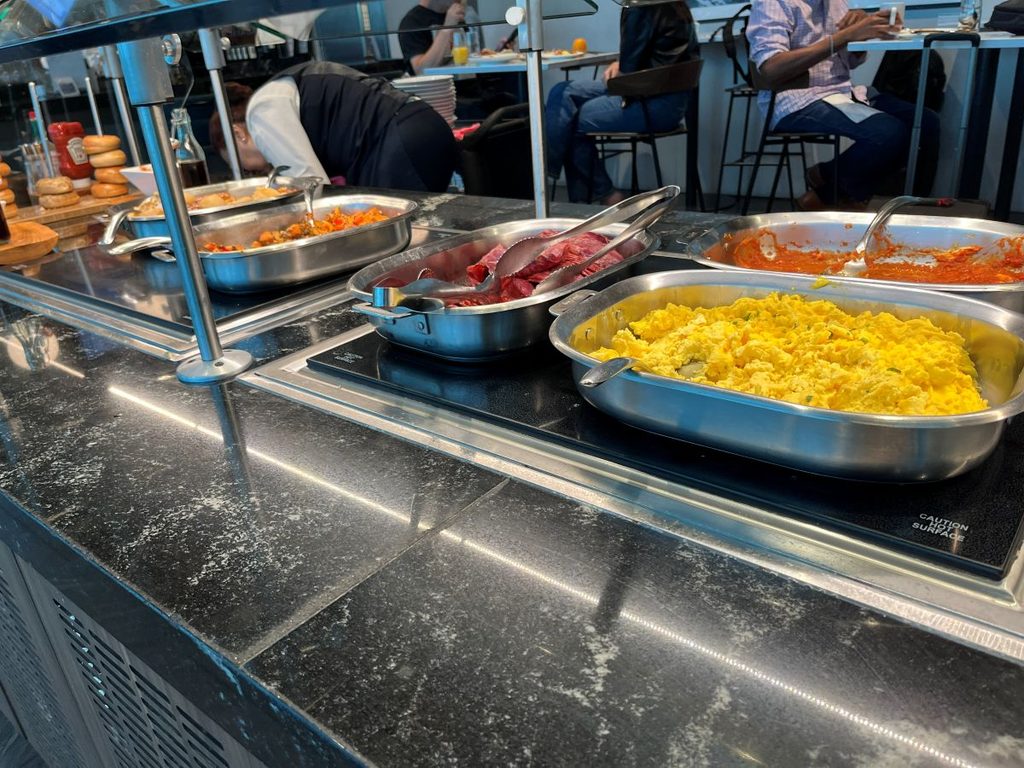 Centurion Lounge at JFK food
