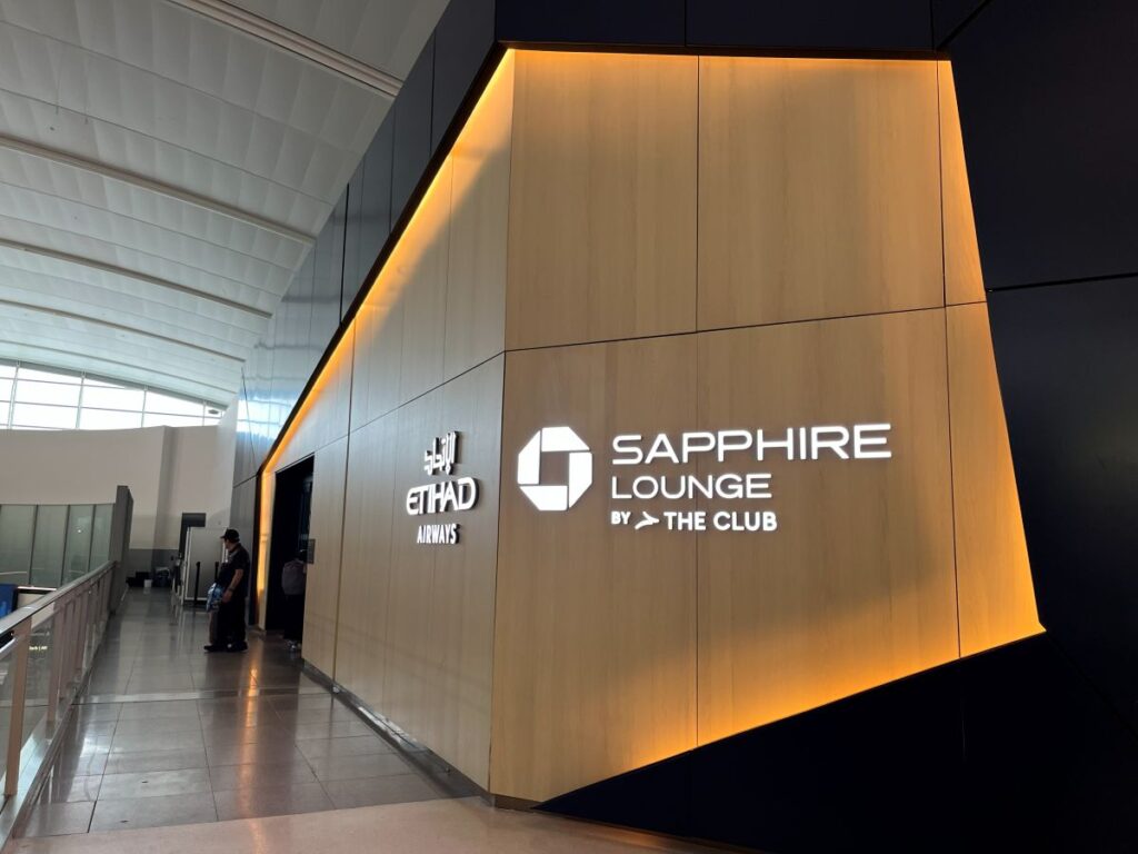 Chase Sapphire Lounge at JFK front