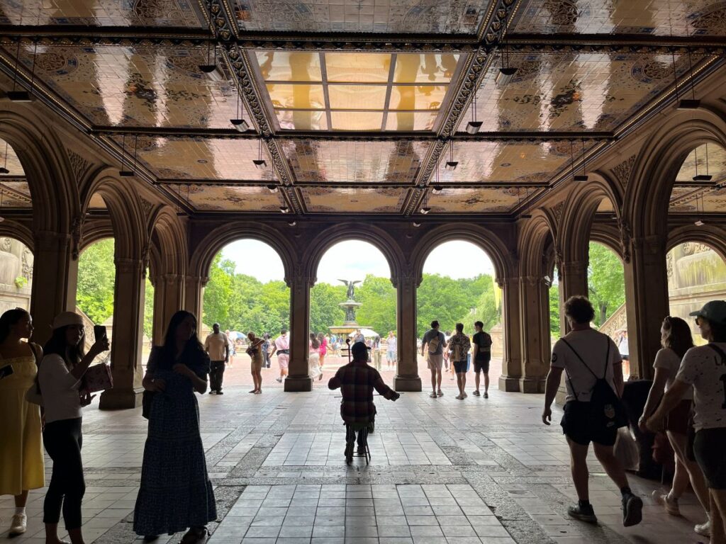 Bethesda Terrace in Central Park in New York